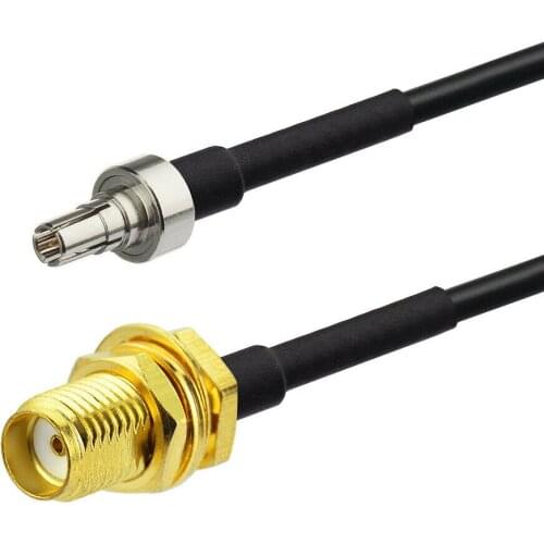 50pcs CRC9 Straight To SMA Female New Pigtail Connector Adapter Cable 8" 18cm