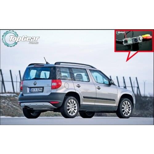 Car Camera For Skoda Yeti 5D SUV 2010~2014 High Quality Rear View Back Up Camera For TOPGEAR Fans | CCD + RCA