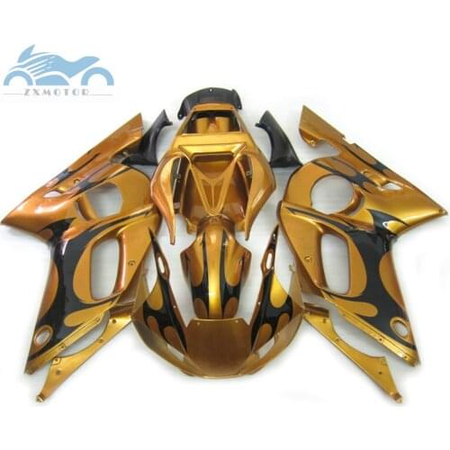 Free Custom motor fairing kits fit for YAMAHA 1998 1999 2000 2001 2002 YZF R6 98-02 YZFR6 sports racing fairings set EBA03