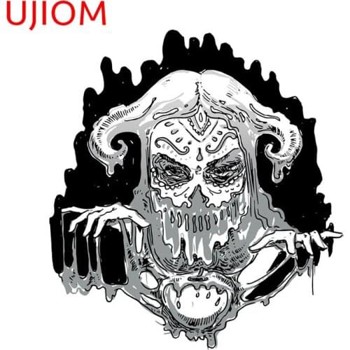 UJIOM Devil Girl Home Decoration Living Room Decor Wall Stickers Waterproof Bathroom Bedroom Accessories Wallpaper Decals