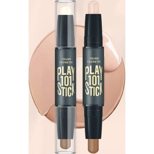 Double-head High-light Contour Stick V Face Trimming Makeup Bar Face Shadow Stereo Three-dimensional Concealer Cosmetic TSLM1