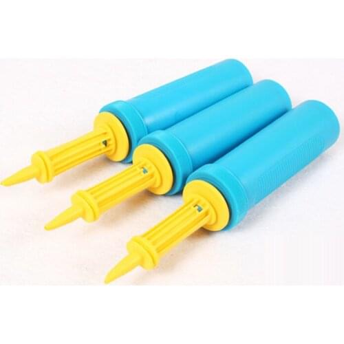 Plastic Hand Balloon Pump Randomly Color Balloons Air Inflator Pump Portable Balloon Accessories