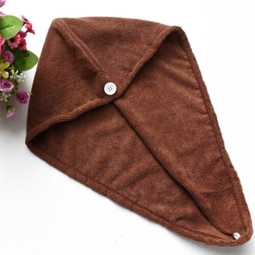 25x65cm Microfiber Hair Towel Super Absorbent Quick-drying Women Bath Towel Hair Dry Cap Thick Solid Salon Barbershop Towels