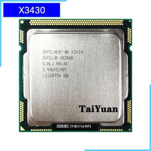 Intel Xeon X3430 2.4 GHz Quad-Core Quad-Thread 95W CPU Processor LGA 1156