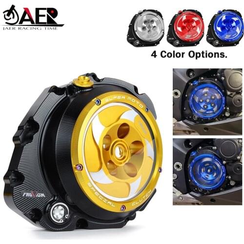 Engine Transparent Clutch Cover Guard for Suzuki GSX-S1000 GSXS 1000 2016-2017 Motorcycle Pressure Plate