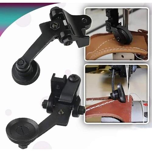Roller Presser Foot Leather Rolling Foot for Universal Simple Structure Black High-Head Sewing Machine Accessories for Factory