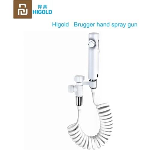 Higold Toilet Hand Bidet Faucet Bathroom Bidet Shower Sprayer 2M telescopic tube 2M telescopic tube tee interface with bracket