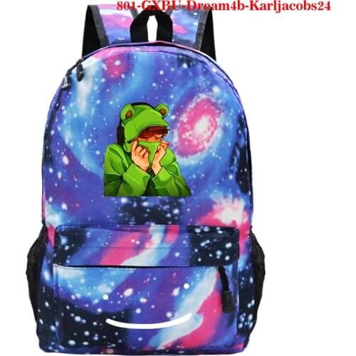 Fashion Galaxy Rucksack Casual Women Karljacobs Backpacks Boys Girls School Bags Dream Merch Daybag Men Rucksack Unisex Mochila