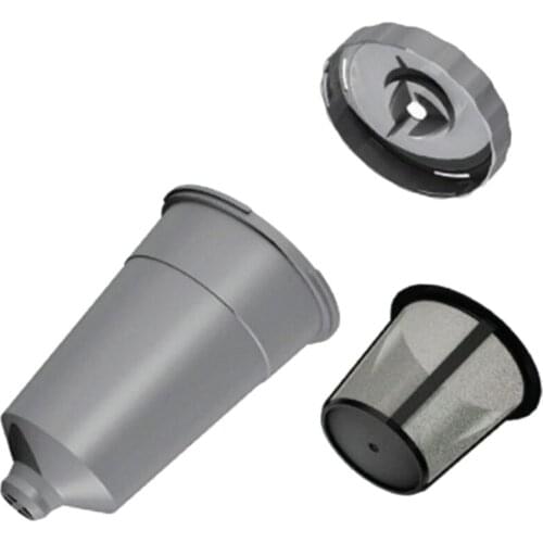 Gray Refillable Coffee Capsule Filter For Keurig B40 B50 K40 K45 K50 K55 K60 K65 Model Machines
