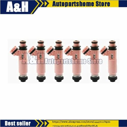 6x 1955004140 MR507376 fuel injector for Mitsubishi Pajero Sport 6G72 3.0 V6 V73 195500-4140