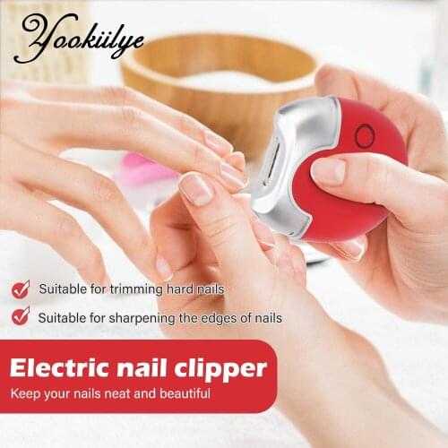 Smart Automatic Nail Clipper Mini Portable Grinder Trimmer Nail Cutter Manicure Pedicure Scissors for Baby Child Adult Nail Tool