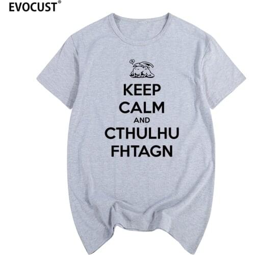 I voted for Cthulhu! Smilegood Summer print T-shirt Cotton Men T shirt New women TEE