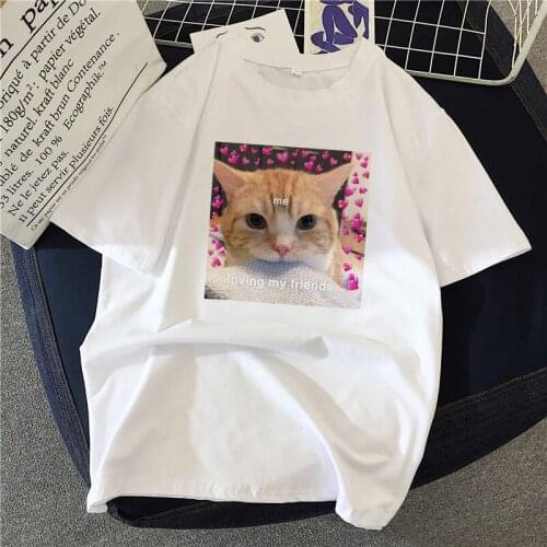 Women Graphic Cute Summer Spring 90s Style Casual Fashion Aesthetic Little pet Print Female Clothes Tops Tees Tshirt