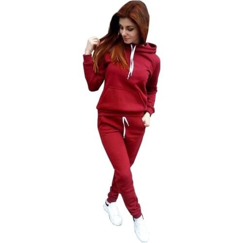 Womens Tracksuit Sets 2 Pcs Top and Pants 2021 Spring and Autumn New Pullover Sweatshirt Plus Size Female Homewear Hoodie Suits