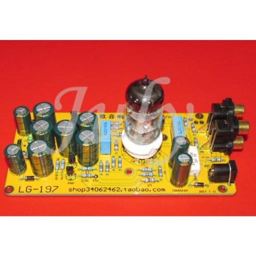 12AU7 tube bile sound converter / bile taste sound calibration circuit board, bile buffer circuit board, LG197