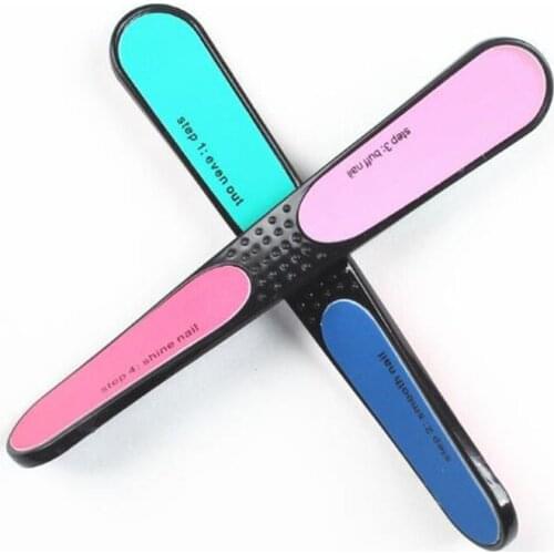 4 sided Nail Files Sanding Buffer Block Gel Polish Remover Sanding Buffing Pedicure Nail Art Tools