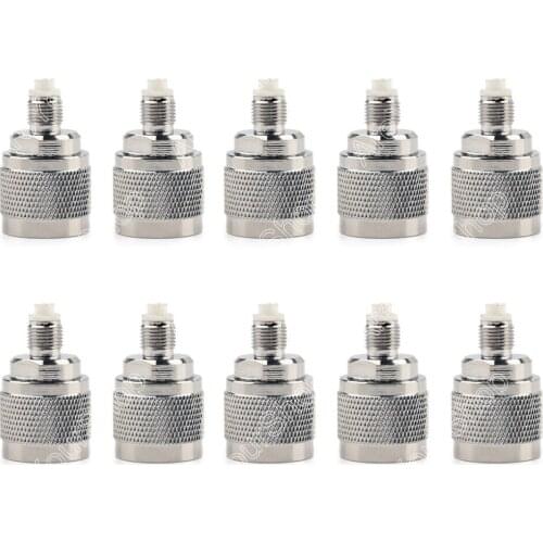Areyourshop Sale 10Pcs Adapter N Plug Male To FME Female Jack RF Connector Straight M/F minijack pl