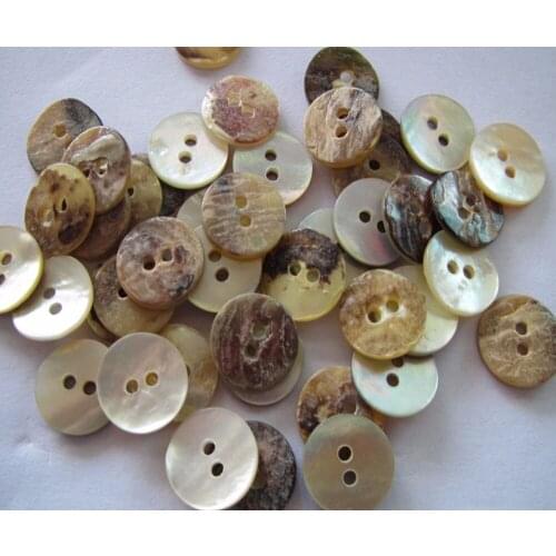 Markov shell button free shipping diy akoya sewing shell button 12.7MM flat mother of pearl shell 100pcs
