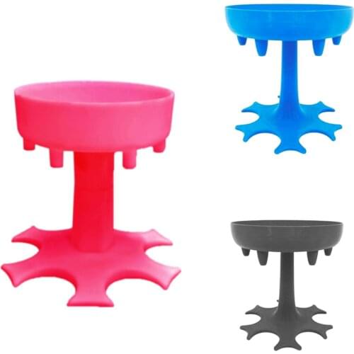 6 Shot Glass Dispenser Revolving Liquid Dispenser Party Beverage Drinking Games Bar Decanter Cocktail Wine Quick Filling Tool