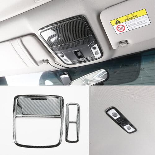 FOR Honda Accord 9th 2014-2017 carbon fiber car Reading light lamp cover trim