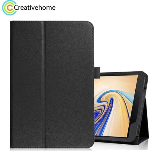 For Samsung Galaxy Tab S4 Litchi Texture Horizontal Flip Leather Case for Samsung Galaxy Tab S4 10.5 T830 / T835 with Holder