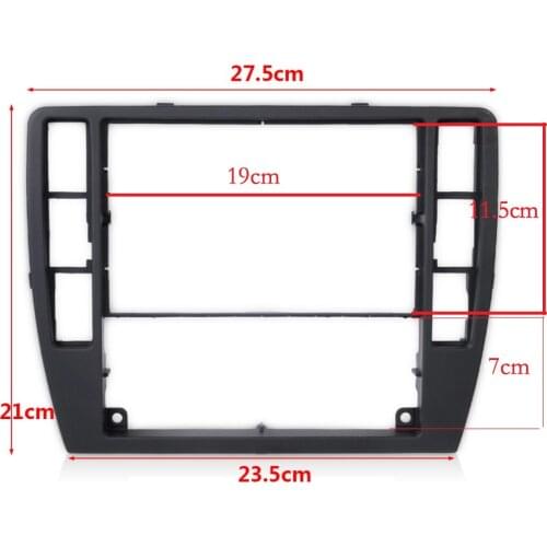 For VW Passat B5 Middle Escutcheon Center Decorative Box Dashboard Console Panel CD Recorder Frame Radio Face Trim 3B0 858 069
