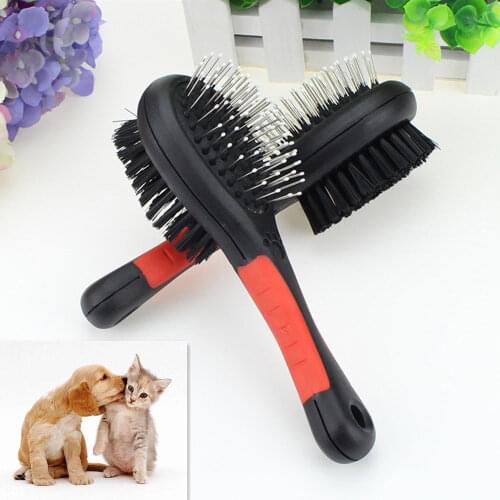 Double-sided Pet Comb Soft Brush Cats Dogs Fur Hair Brush Rake Comb Hair Care Tool Grooming Massage Dog Supplies