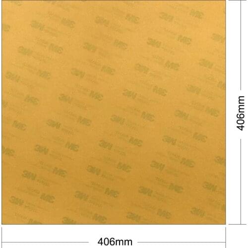 ENERGETIC 3D Printer Part PEI Sheet 3D Printing Build Surface 406x406mm(16"x16") for 3D Printer gMax, S4, T-Rex 2,Thick 0.2mm