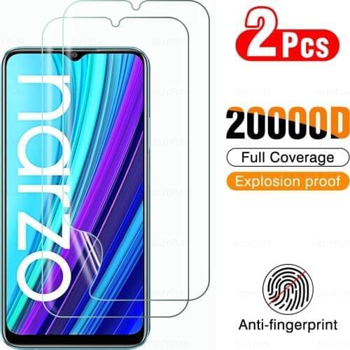 2Pcs Hydrogel Protector Film Not Glass For Oppo Realme Realmi Narzo 30A C25 Relme A C 30 25 Phone Protective Screen Cover Film