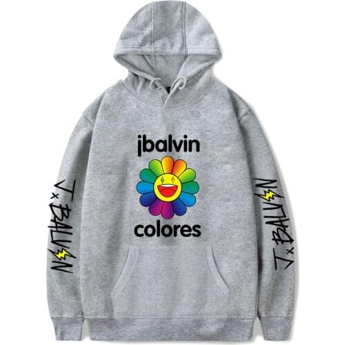Aikooki Sun Flowers JBALVIN hoodies men/women Sweatshirts Harajuku High Quality Hooded Oversized Long Sleeve Pullovers Hoodie