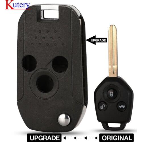 Kutery upgrade modified for Subaru Forester Legacy Impreza Outback WRX XV Crosstrek Replacement Remote Key Shell Case Fob