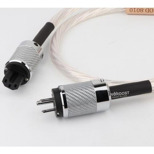 Nordost odin 7N silver plated Supreme Reference Power Cable with Carbon fiber US power plug