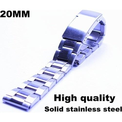 New arrived - Wholesale 10PCS/lots High quality 20MM Solid stainless steel Watch strap metal watch bands - 81011q