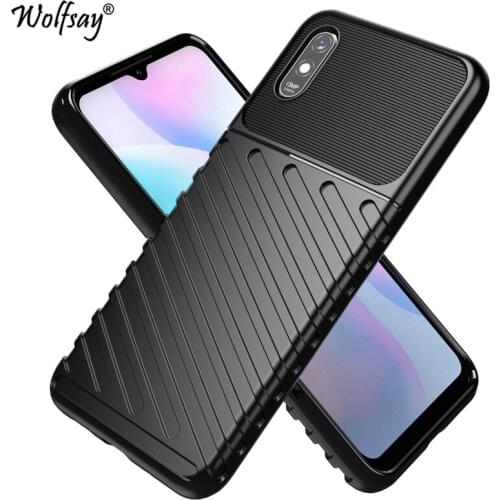 Rugged Fiber Shield Cover For Xiaomi Redmi 9AT Case Shockproof Full Cover Bumper Cover For Redmi 9AT Case For Redmi 9AT 9 AT 9A