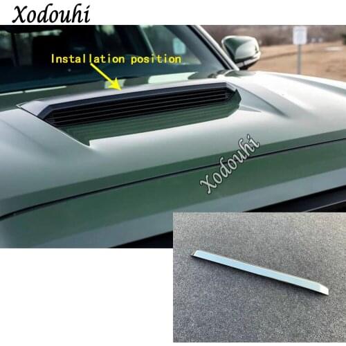 Car Front Engine Machine Grille Grill Upper Hood Stick Lid Trim Lamp Hoods 1pcs For Toyota Tacoma 2015 2016 2017 2018 2019 2020