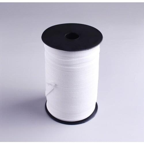 Elastic Bands White and Black 5 Yards 3/6 mm Polyester Elastic Bands for Clothes Garment Sewing Accessories