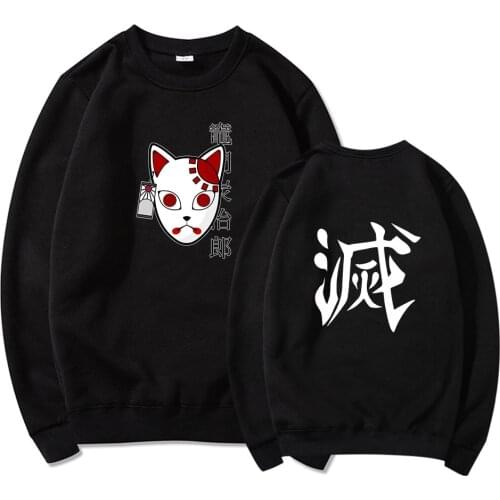 Japan Anime Cartoon Demon Slayer Sweatshirt Men/Women Autumn Winter Harajuku Tanjiro Kamado Demon Slayer hoodies Sudadera Hombre
