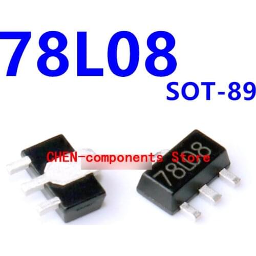 20pcs CJ78L08 78L08 SOT-89 8V Three-terminal regulator tube