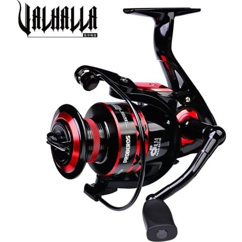 VALHALLA Water Resistance Spinning Reel 9-23KG Max Drag Power 1000-8000 Series CNC Machine Fishing Reel for Bass Fishing