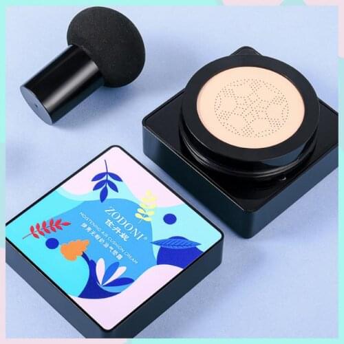 1PC Cushion Cream BB Air Cushion Foundation Mushroom Head CC Cream Concealer Waterproof Moisturizing Brightening Skin Tone TSLM2