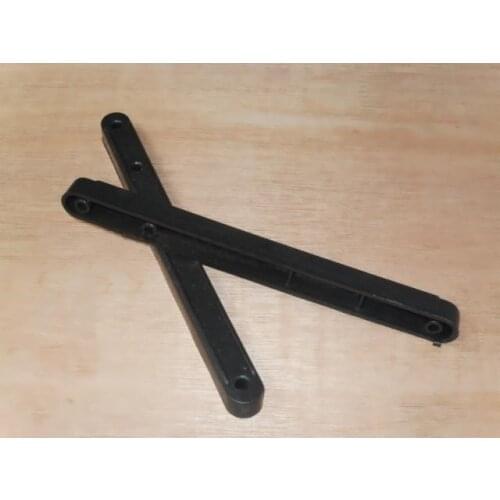 2pcs Plastic drawer track black color two rail bracket rail slides 180mm wardrobe keyboard fittings