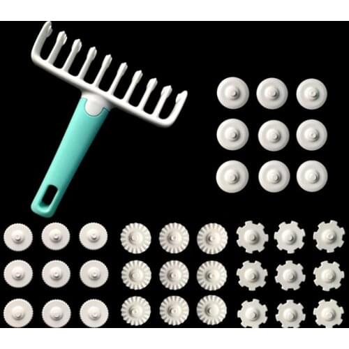 37pcs/lot Cake Cookie Cutter Different Gears Strip Ribbon Baking Tools Cookies Cakes Decoratin Tool Rolling Pin Set Sugarcraft