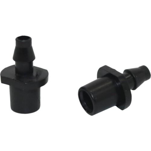6mm Female Straight Connector to 4mm Single Barb Agriculture tools Garden Irrigation Mist Nozzle connector 60 Pcs