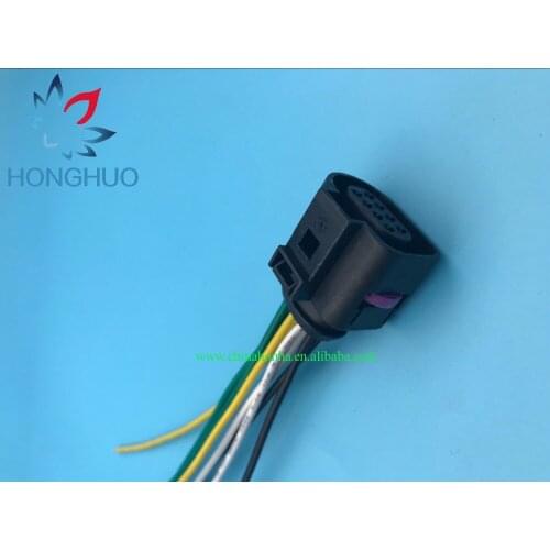 Free shipping 10/20/50 pcs 1J0973714 A4 A5 A6 A8 TT Q5 2010 Connector Auto Electric Plug Harness 8 Pin connector wire harness