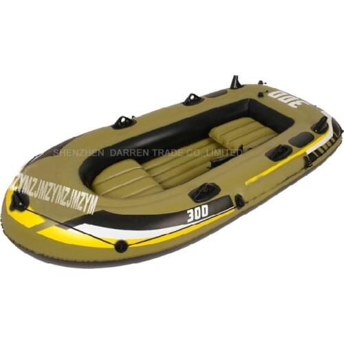 2 person child inflatable fishing boat PVC Rowing Boats carry weight 190KG,include two seat+a pair of oars+hand pump PVC