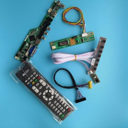 For B121EW01 V0 VGA AV TV USB Module New Driver Board 20pin Digital Signal 1 lamps 12.1" Controller 1280X800