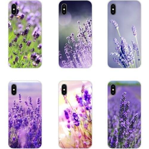 For Samsung Galaxy J1 J2 J3 J4 J5 J6 J7 J8 Plus 2018 Prime 2015 2016 2017 lavender Purple flowers Accessories Phone Shell Covers