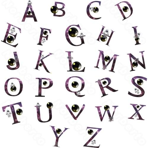 Custom Name Canvas Painting Poster Creative Starry Night Paintings as Theme For Home Rooms Nursery Wall Decoration