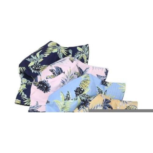 Travel Caps Fisherman Hat Female Outdoor Sun Cotton Pineapple Summer Hat Wearing Basin Double-sided Spring And Hat