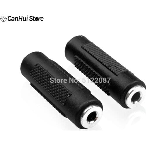 Mini 3.5mm Female to Female F/F Jack Stereo Audio Adapter Converter Connector Audio Adapter Coupler Metal Gold Plated Connector